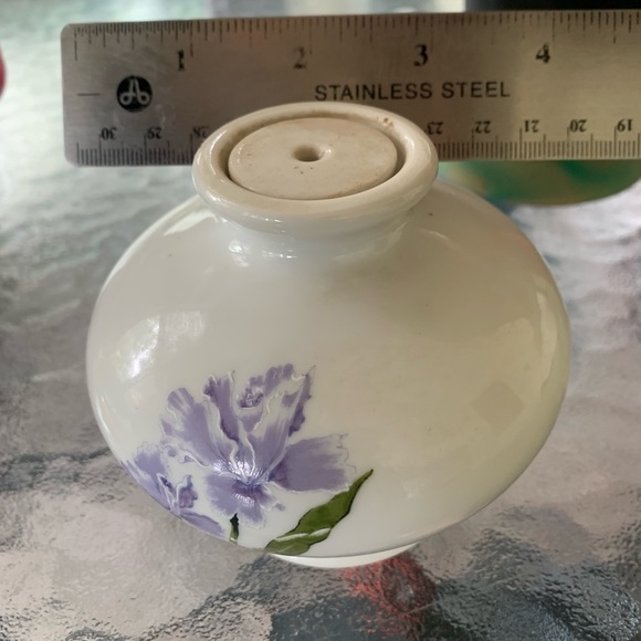 Porcelain Oil Lamp, Vintage 1984 - Picture 6 of 7